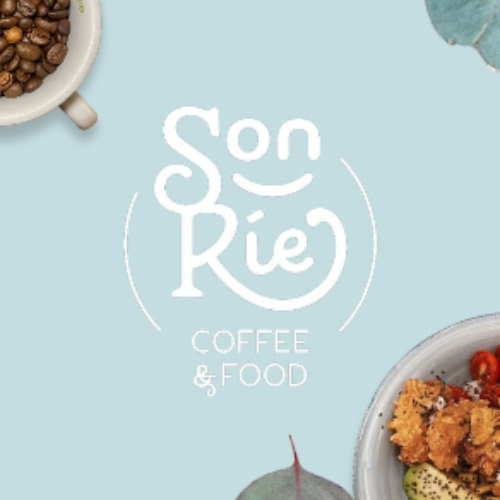 Logotipo de Sonrie Coffee and Food