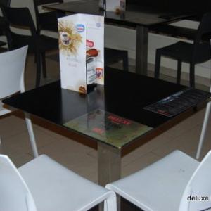 Deluxe Bilbao Henao | detalle mesa comedor